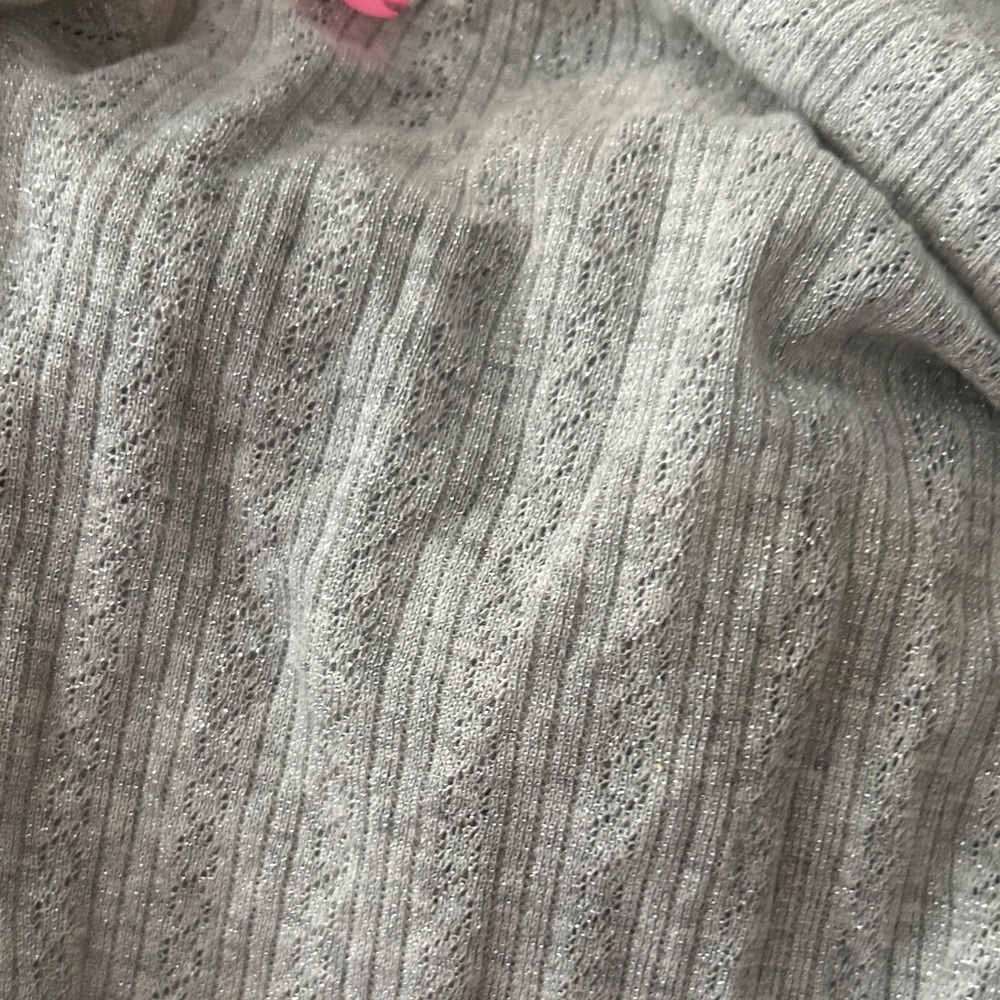 PINK Victoria's Secret Gray Chemise with Lace and Pink Bows M - Picture 6 of 6